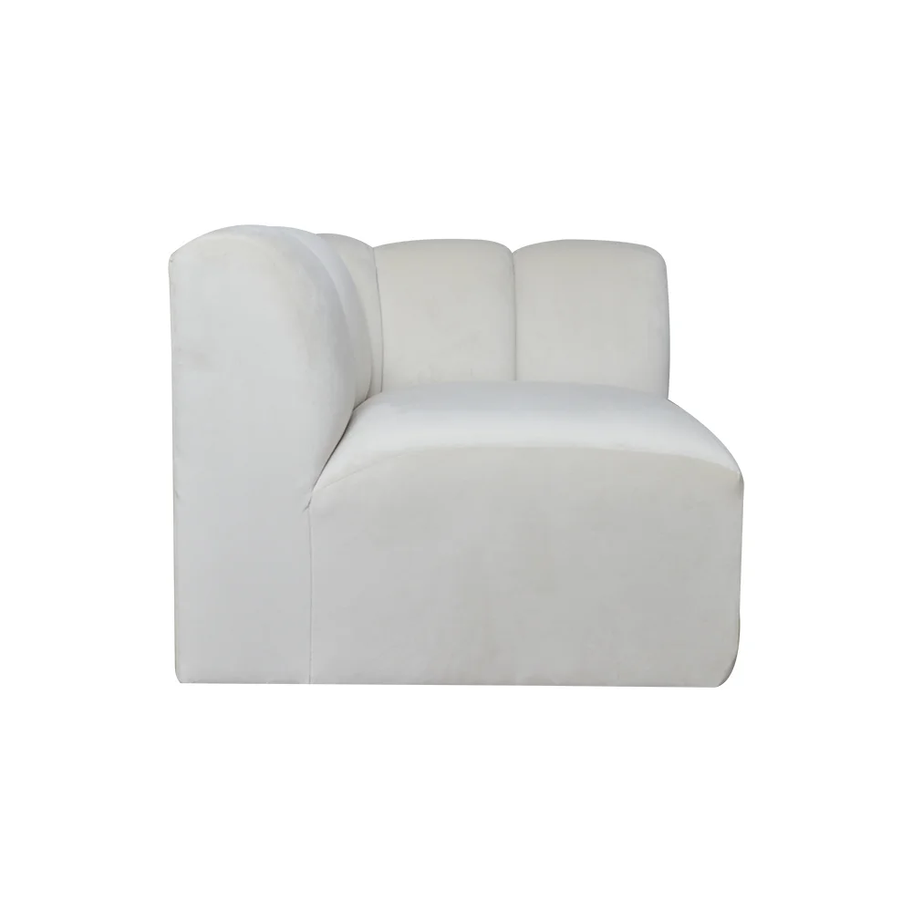 Narożnik Modułowy Tapicerowany Arand Line SL4+S5+RK+SP4 - Nowoczesna Pikowana Sofa Narożna do Salonu 375 cm