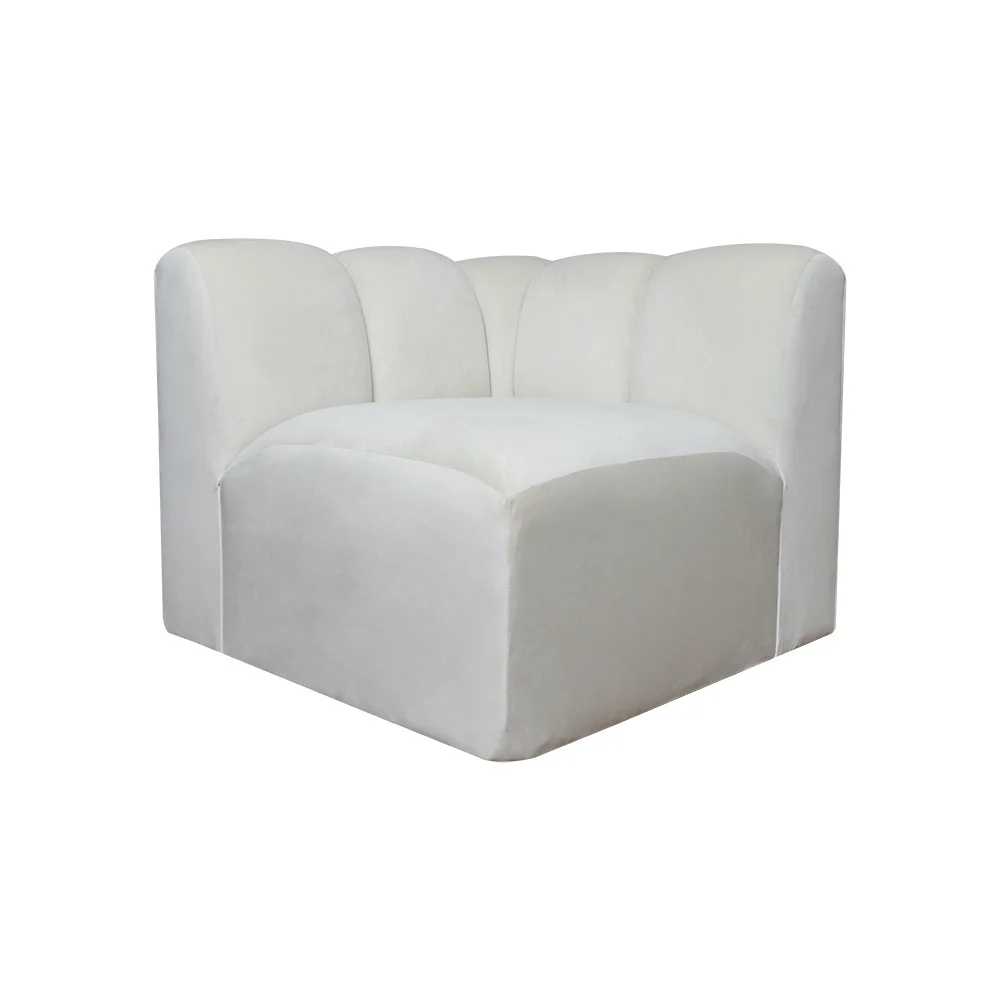 Narożnik Modułowy Tapicerowany Arand Line SL4+S5+RK+SP4 - Nowoczesna Pikowana Sofa Narożna do Salonu 375 cm