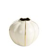 Wazon ceramiczny MARY kremowy 17 X 17 X 25 cm – na kwiaty i dekoracje
