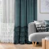 Zasłona gotowa Charlotte1 morska 140 X 270 CM – gotowa do zawieszenia