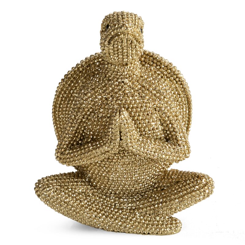 Figurka ceramiczna Eldo szampańska 8 X 5 X 11 cm – z subtelnym blaskiem