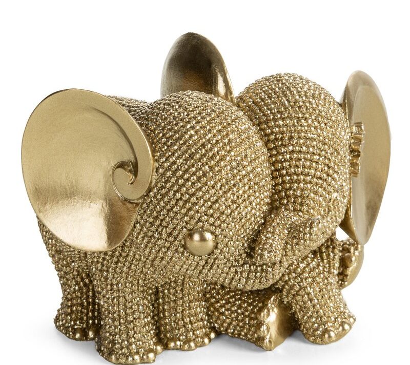 Figurka ceramiczna Eldo szampańska 13 X 10 X 10 cm – elegancki akcent wnętrza