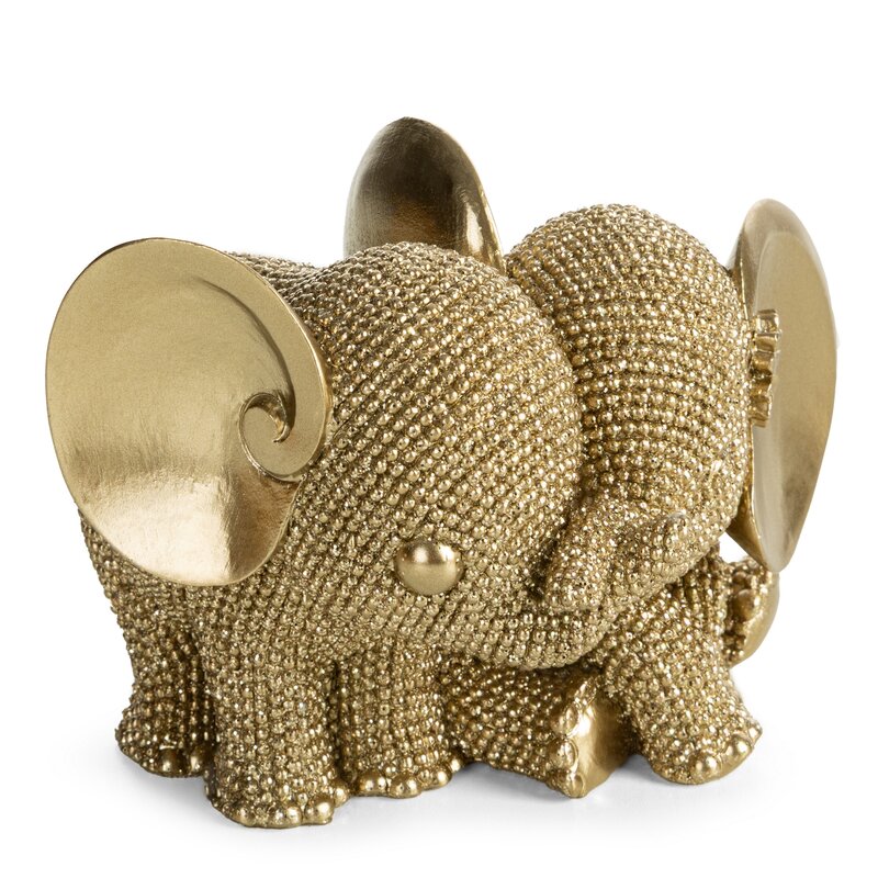 Figurka ceramiczna Eldo szampańska 13 X 10 X 10 cm – elegancki akcent wnętrza