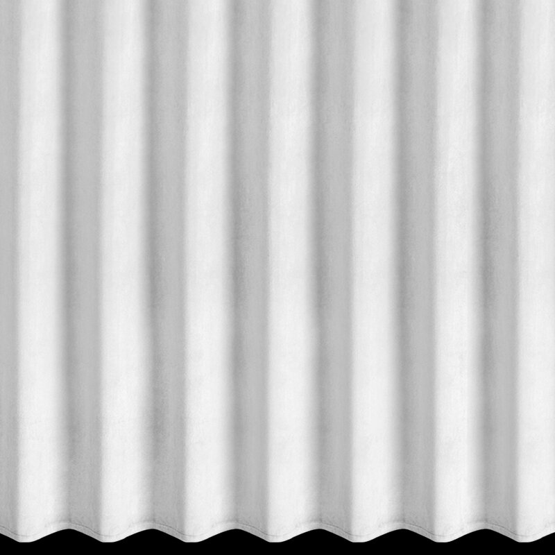 ZASŁONA GOTOWA D91 NAMI NA TAŚMIE 135 X 270 CM BIAŁY