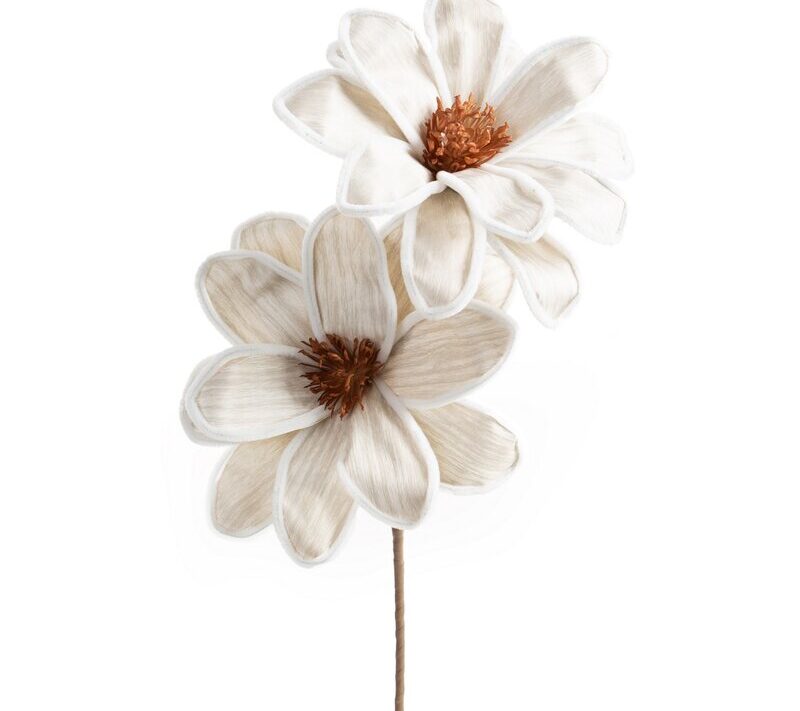 KWIAT FLORE 893 O 25 X 72 CM KREMOWY
