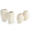 Wazon ceramiczny Angela kremowy O 18 X 22 CM – na kwiaty i dekoracje