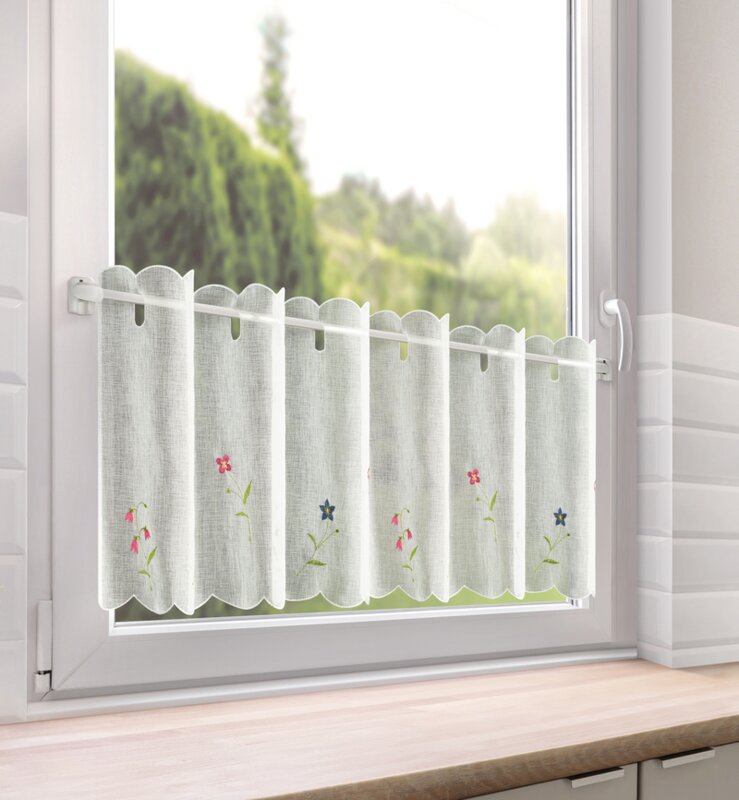 FIRANA GOTOWA MARIKA 150 X 40 CM BIAŁY