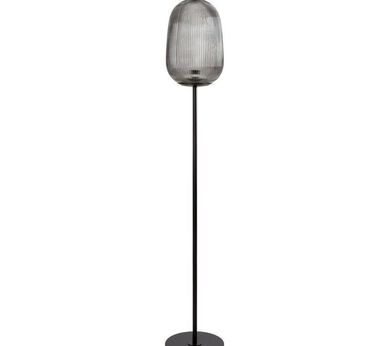 LAMPA RUTH (3) O 23 X 150 CM GRAFITOWY