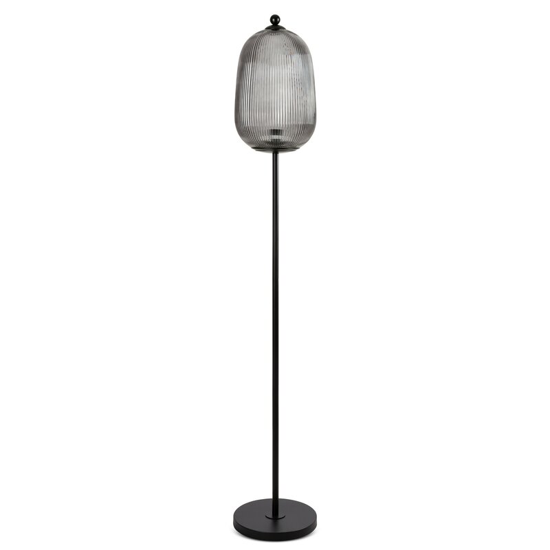LAMPA RUTH (3) O 23 X 150 CM GRAFITOWY