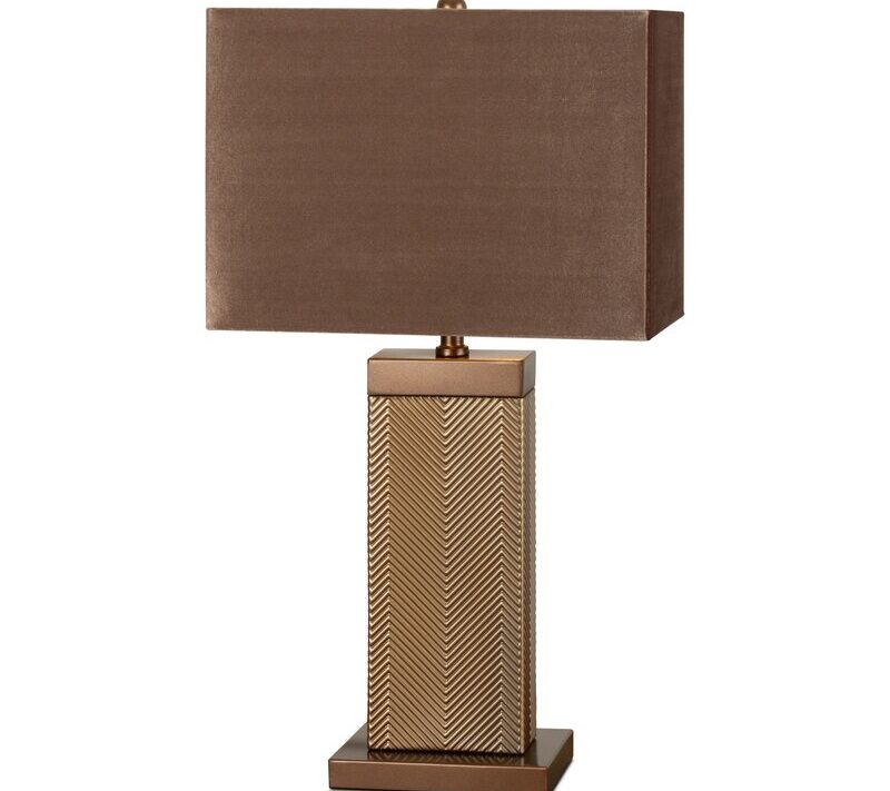 LAMPA LIANA (01) O 36 X 65 CM BRĄZOWY