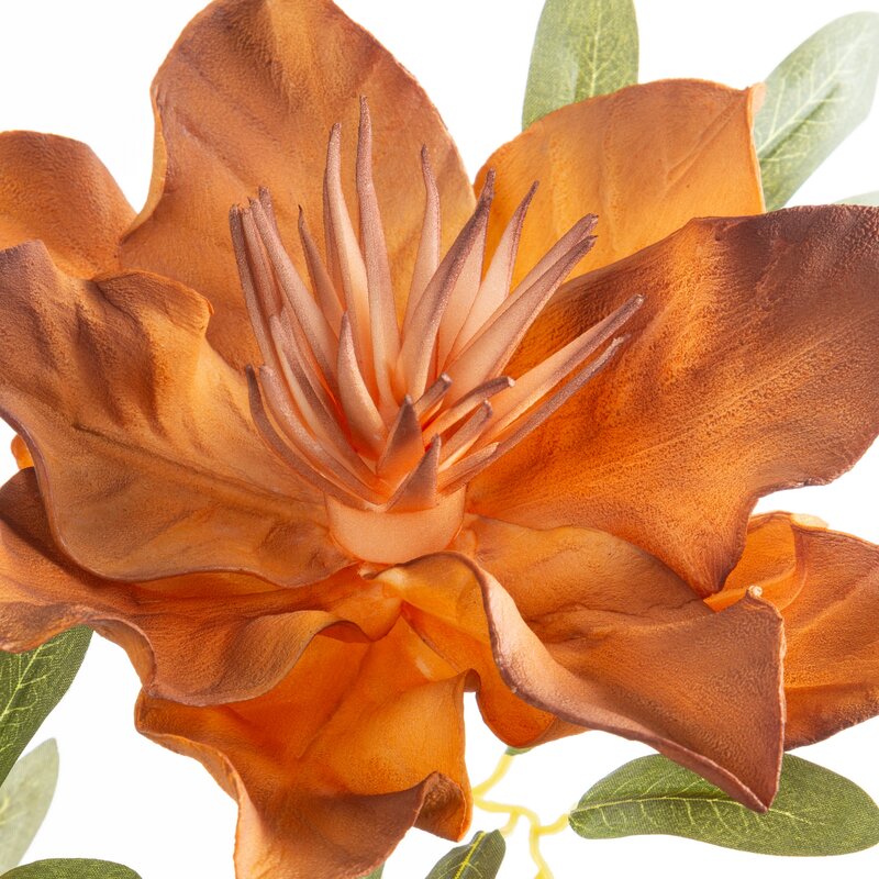 Kwiat dekoracyjny Flore 886 pomarańczowy O 19 X 85 CM – ożywia wnętrze