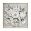 Obraz kwiaty 753 kremowy 60 X 60 X 4 CM – dodaje lekkości i świeżości