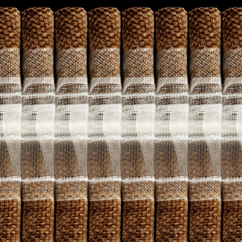 Zasłona gotowa Neska miodowa 140 X 270 CM – miękka i ciepła