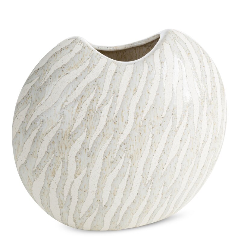 Wazon ceramiczny Ada biały O 26 X 21 CM – doda lekkości wnętrzu