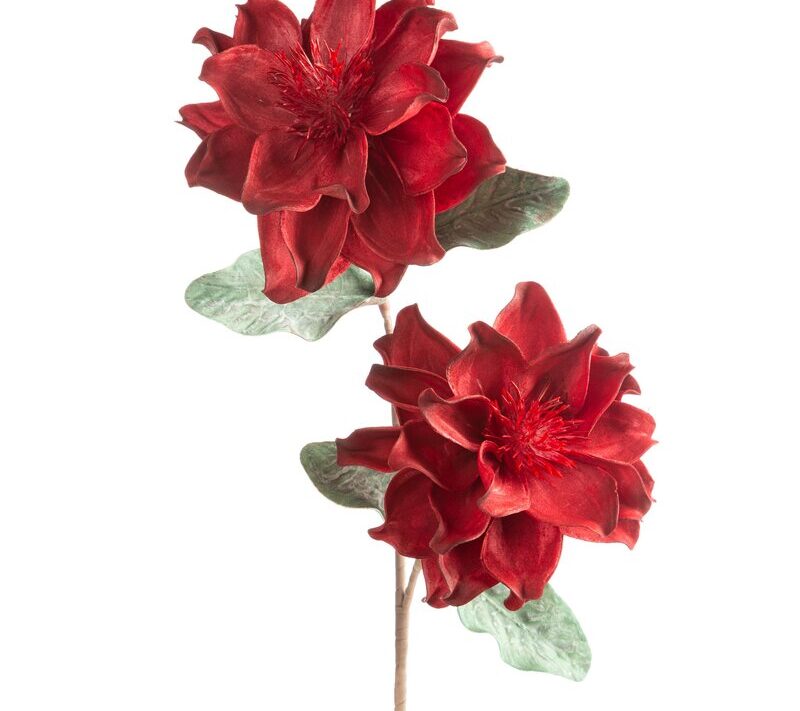 Kwiat dekoracyjny Flore bordowy O 17 X 90 CM – do wazonu i kompozycji