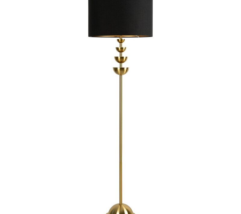 LAMPA LENA (2) O 46 X 167 CM CZARNY