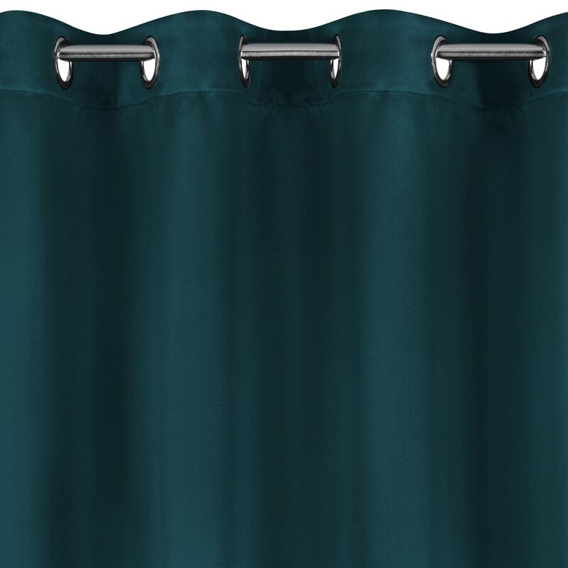 Zasłona gotowa dimout Logan petrol 140 X 270 CM – komfortowe zaciemnienie