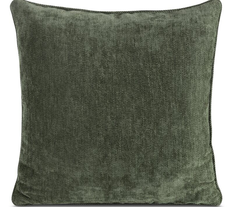 Poszewka dekoracyjna Neska szałwiowa 45 X 45 cm – z miękkiego szenilu