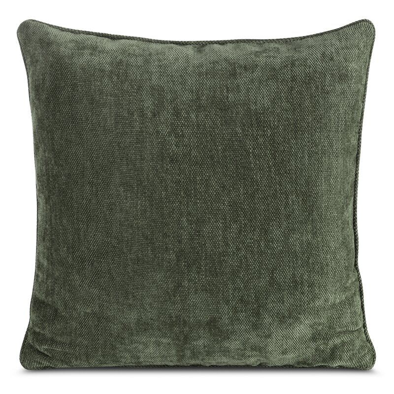 Poszewka dekoracyjna Neska szałwiowa 45 X 45 cm – z miękkiego szenilu