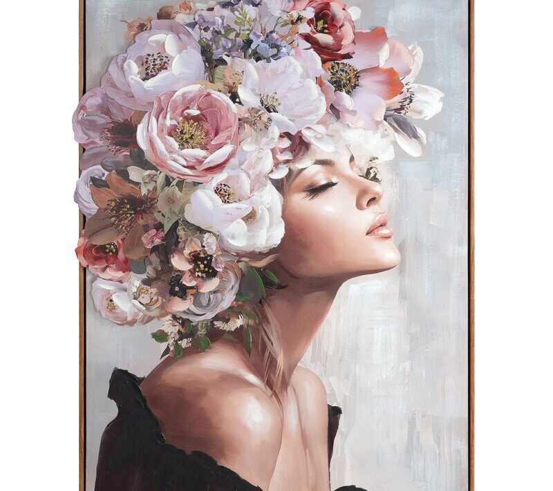 Obraz ręcznie malowany 738 jasnobrązowy 70 X 100 X 4 cm – idealny do salonu i sypialni