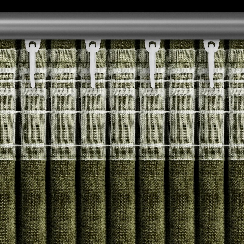 Zasłona gotowa VANI oliwkowa 140 X 270 CM – miękka i ciepła