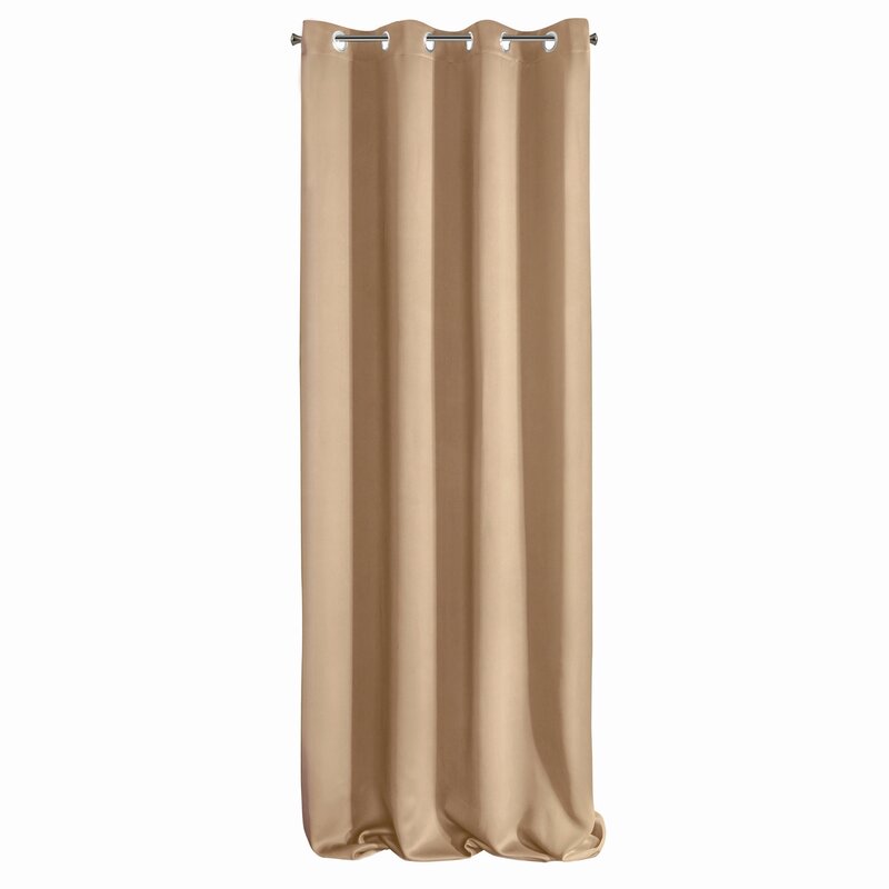 ZASŁONA GOTOWA BLACKOUT 135 X 250 CM BEŻOWY