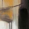 Obraz ręcznie malowany 751 kremowy 90 X 120 X 4 CM – abstrakcyjne sylwetki