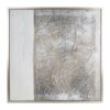 Obraz ręcznie malowany abstrakcyjny 778 biały 80 X 80 X 4 CM – nowoczesny akcent