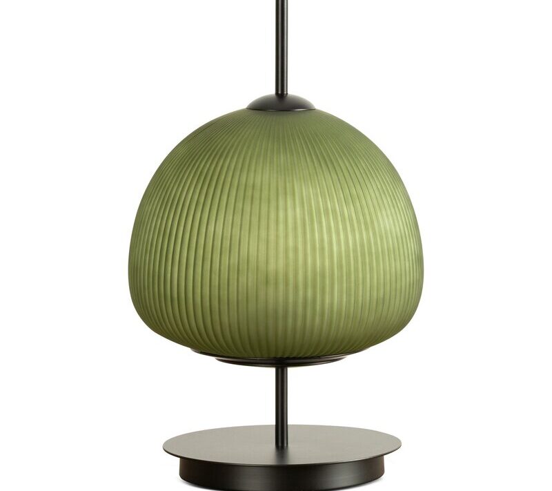 LAMPA RUTH (1) O 26 X 41 CM BUTELKOWY ZIELONY