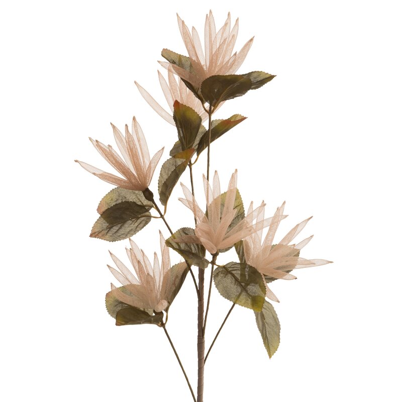 KWIAT ORGANZA 10 83 CM BEŻOWY