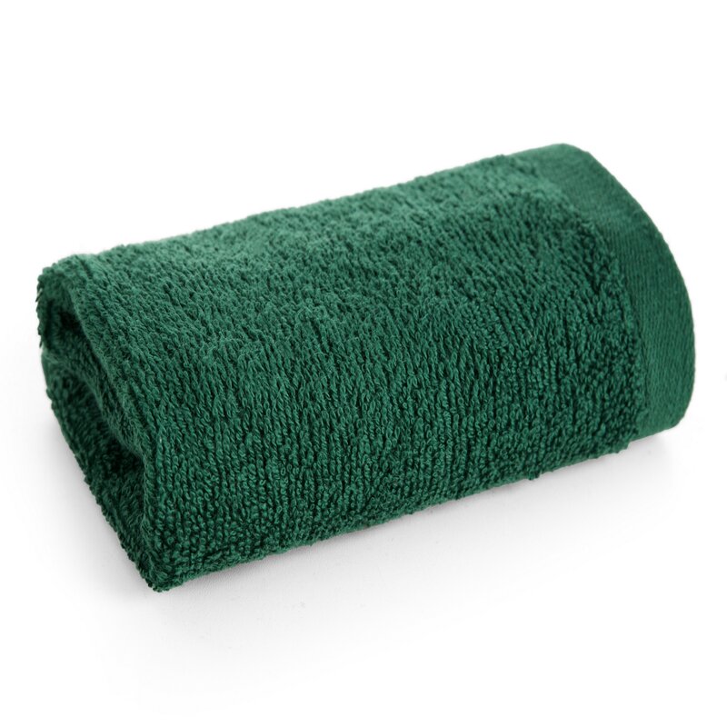 Ręcznik BASIC2 butelkowy zielony 70 X 140 CM – miękki i chłonny