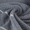 Ręcznik bawełniany Zero Twist Favori stalowy 70 X 140 CM – miękki i chłonny