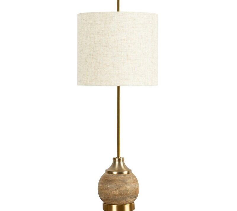 LAMPA ELIA (01) O 23 X 63 CM BEŻOWY