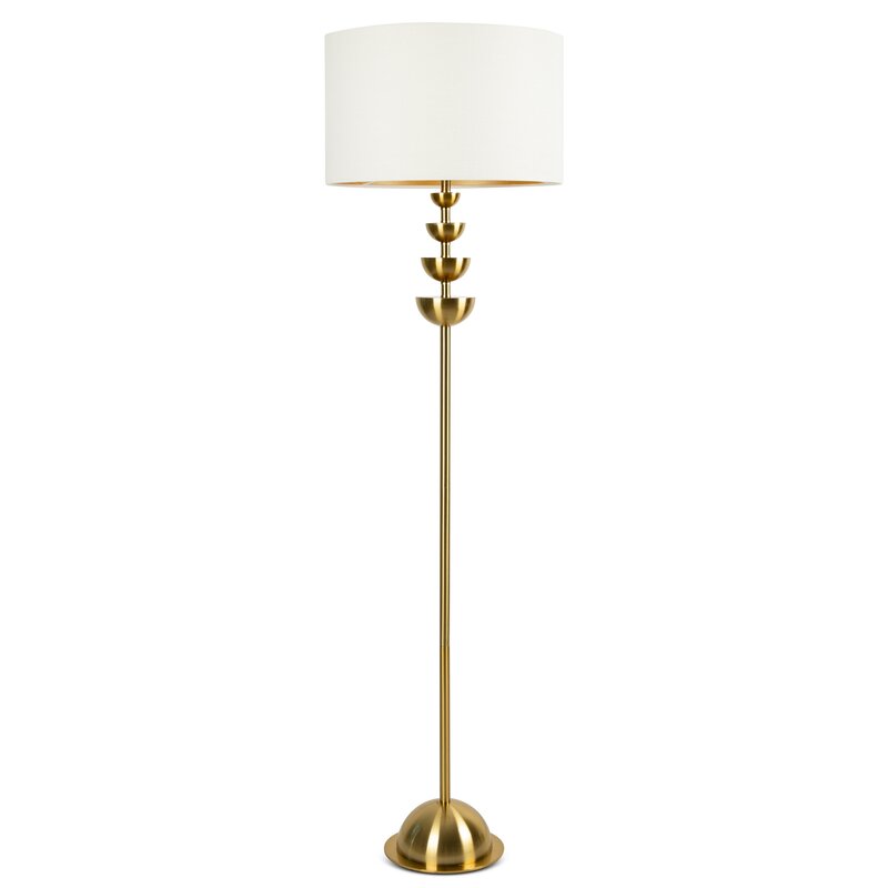 LAMPA LENA (1) O 46 X 167 CM KREMOWY