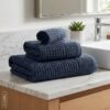 Ręcznik Bella granatowy 50 X 90 cm – miękki i chłonny