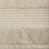 Ręcznik z bawełny egipskiej beżowy 70 X 140 cm – miękki i chłonny