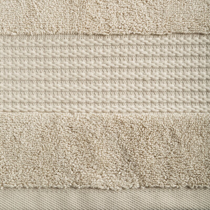 Ręcznik z bawełny egipskiej beżowy 70 X 140 cm – miękki i chłonny