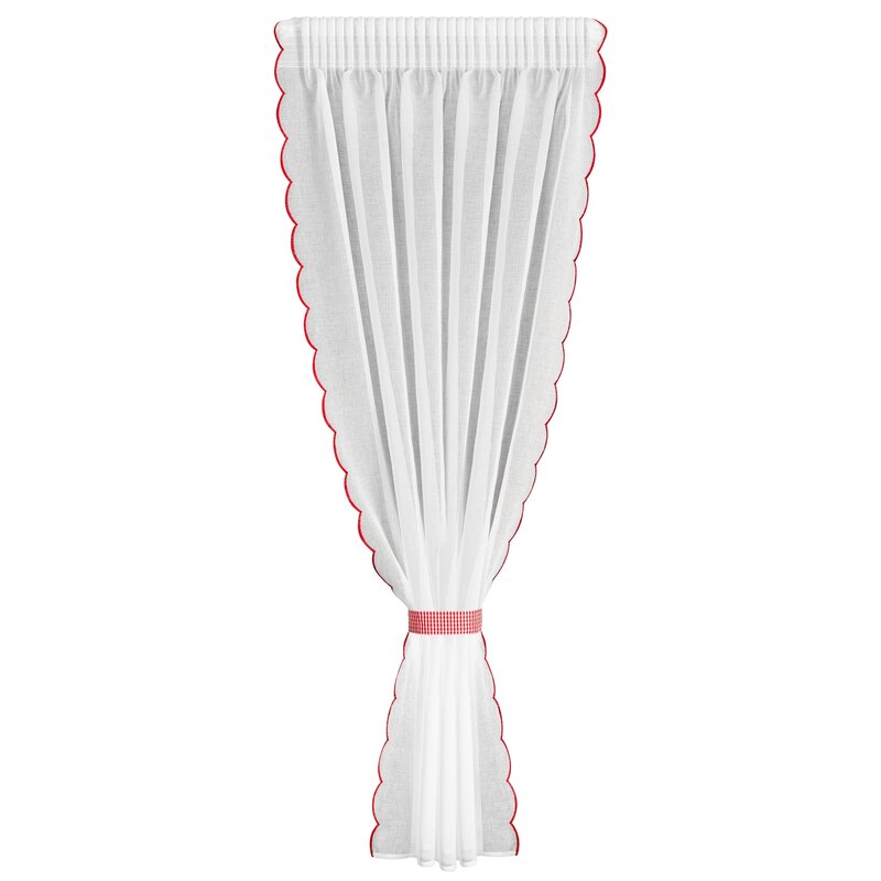 Firana gotowa Irina biała 140 X 180 cm – subtelnie rozprasza światło