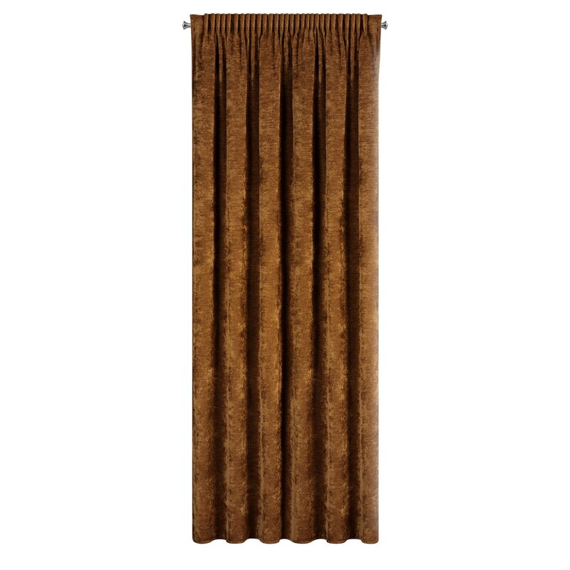 Zasłona gotowa Neska miodowa 140 X 270 CM – miękka i ciepła