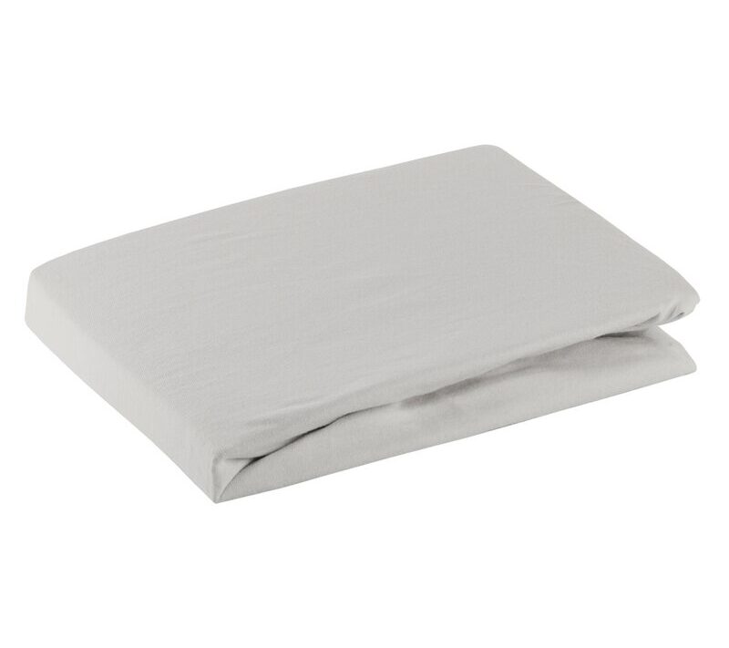 Prześcieradło z gumką Jersey D91 jasnoszary 140 X 200 X 25 CM – miękkie i elastyczne