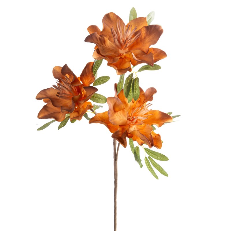 Kwiat dekoracyjny Flore 886 pomarańczowy O 19 X 85 CM – ożywia wnętrze