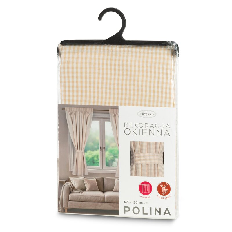Zasłona gotowa Polina biała 140 X 180 cm – rozjaśnia i ociepla wnętrze