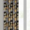 Zasłona gotowa BALI grafitowa 140 X 250 cm – miękka welwetowa