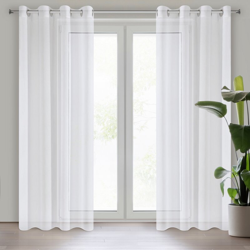 FIRANA GOTOWA ASTRID 140 X 250 CM BIAŁY