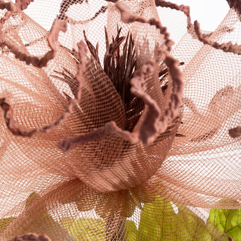 KWIAT ORGANZA 15 O 17 X 58 CM PUDROWY RÓŻ