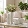 Wazon ceramiczny Ada biały O 15 x 43 cm – do nowoczesnych wnętrz