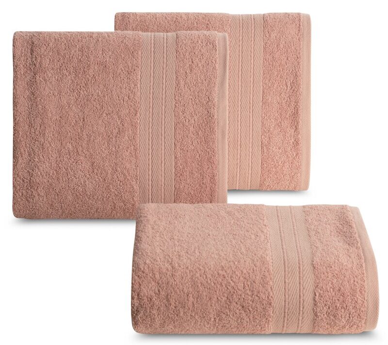 Ręcznik Kaya pudrowy róż 50 X 90 cm – miękki i chłonny