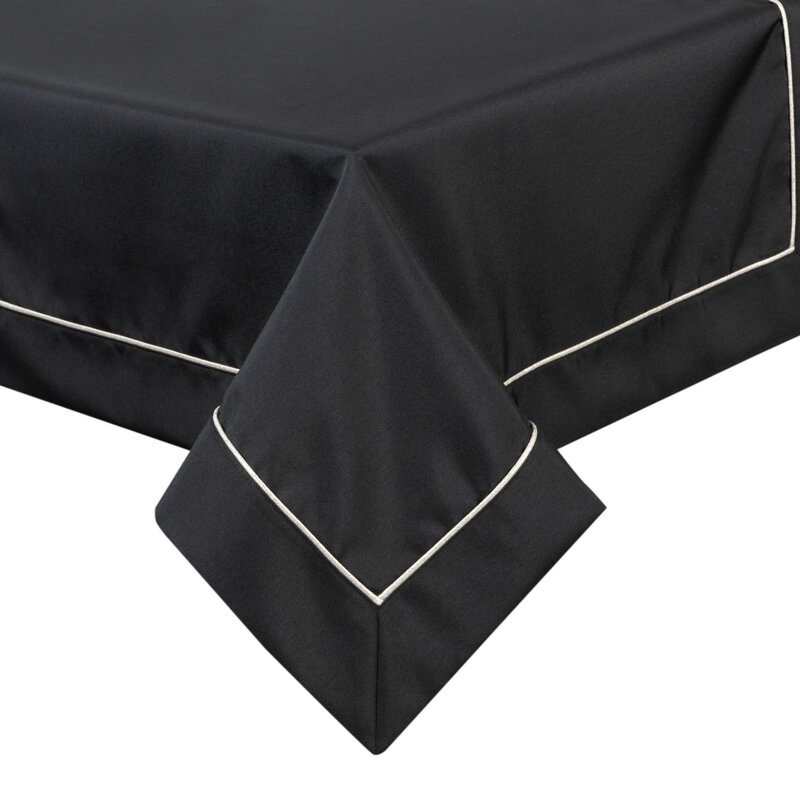 Obrus Madele czarny 140 X 220 CM – idealny na uroczystości