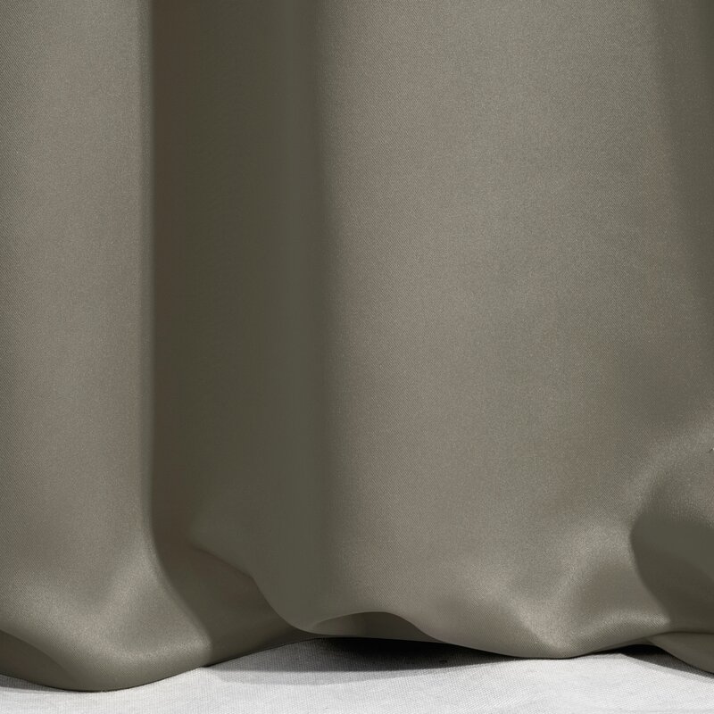 Zasłona gotowa Blackout ciemnobeżowa 135 X 250 cm – pełne zaciemnienie