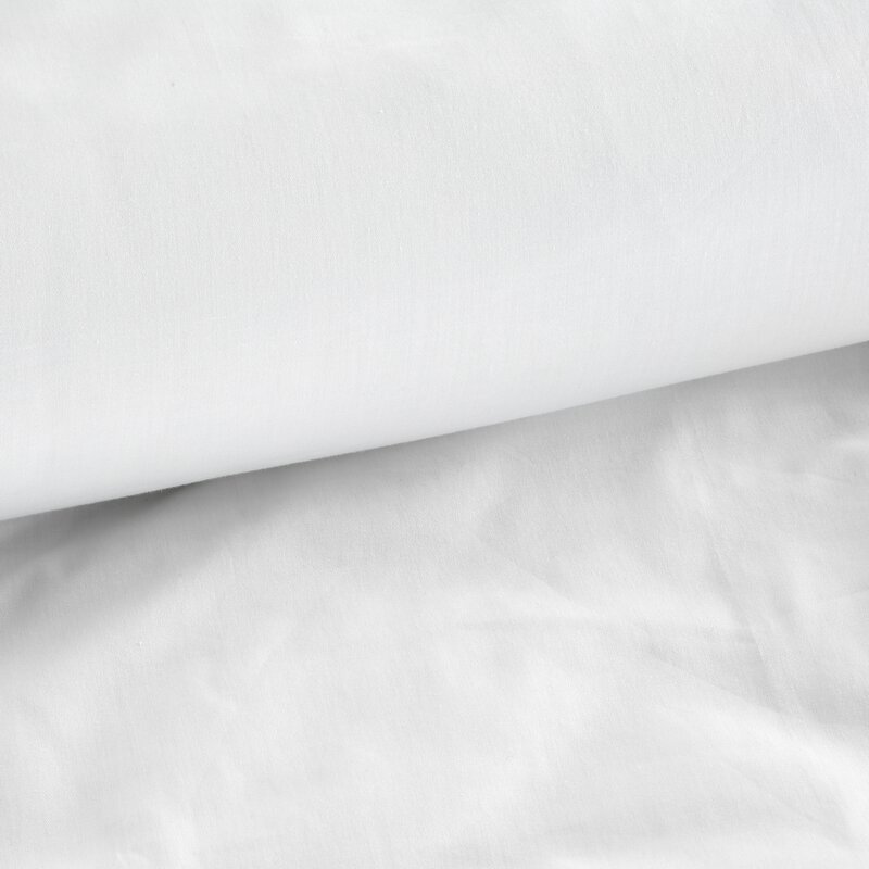 Komplet pościeli Nova3 biała 180 X 200 cm – gładka i przyjemna w dotyku